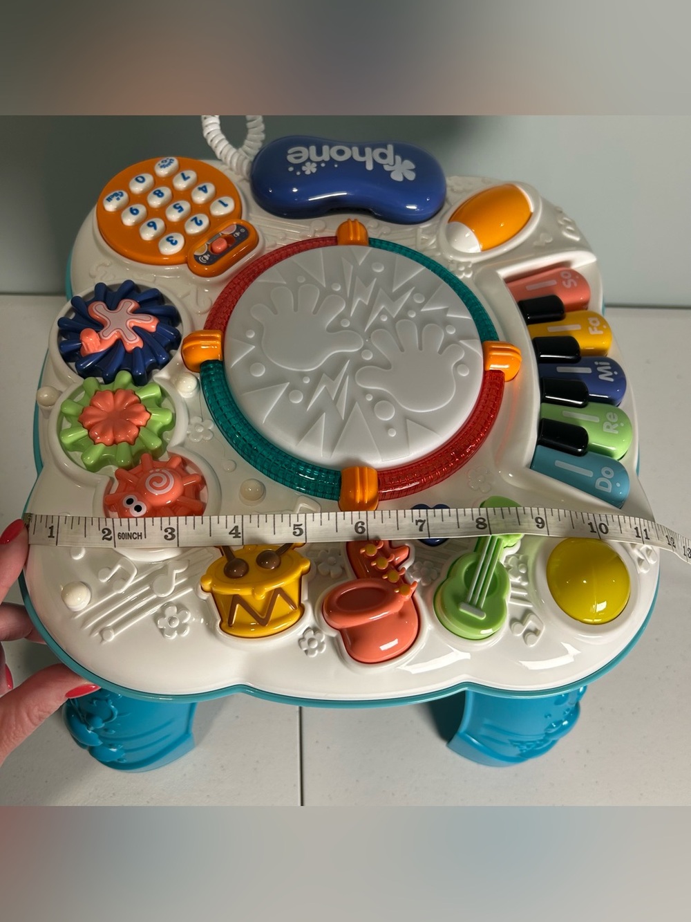 Lights & Sounds Baby Interactive Learning Activity Table - Picture 10 of 11